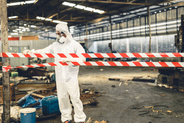 Professional Crime Scene Cleanup technician working in Conway, SC